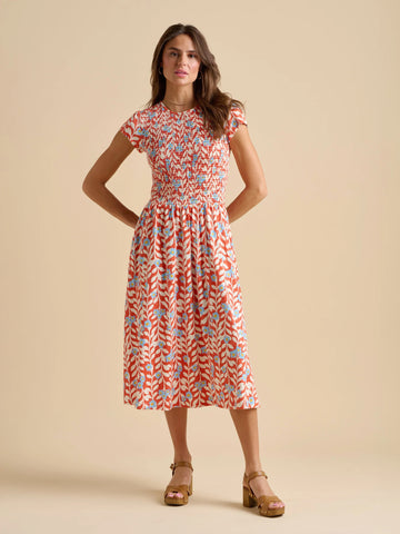 Spring Vine Midi Dress