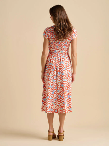 Spring Vine Midi Dress